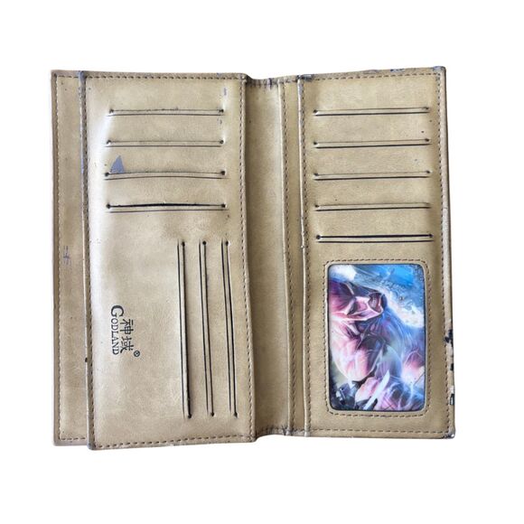 Attack on Titan Wallet | Wall Maria Eren Jaeger Anime Manga Leather Long Wallet - Picture 5 of 9